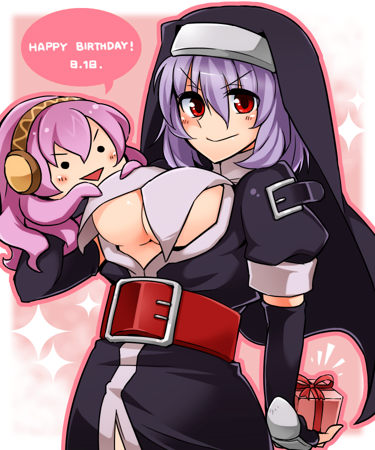 megurine luka, takoluka, and nyal lathotep (vocaloid and 1 more) drawn by puchi-pochi