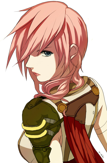 lightning farron (final fantasy and 1 more) drawn by o-yuki