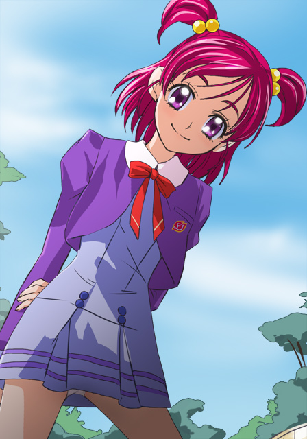 yumehara nozomi (precure and 1 more) drawn by haruyama_kazunori