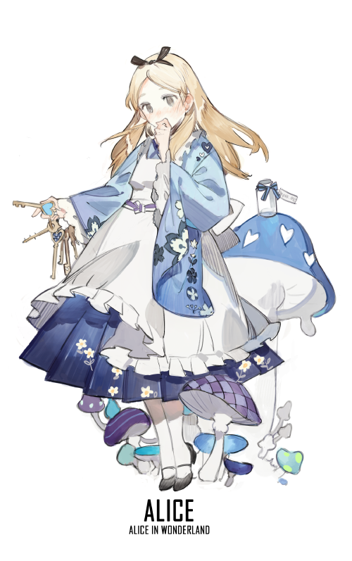alice (alice's adventures in wonderland) drawn by starshadowmagician