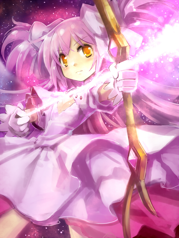 kaname madoka and ultimate madoka (mahou shoujo madoka magica) drawn by edobox