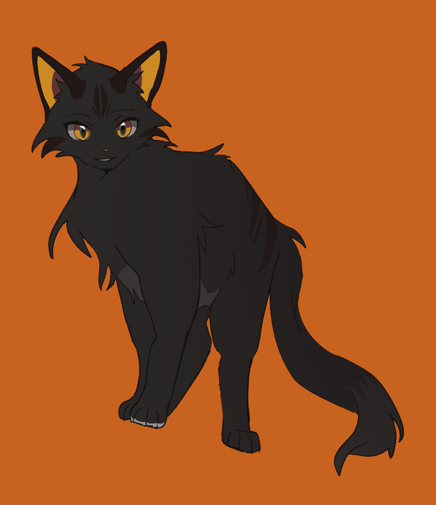 nightheart (warrior cats and 1 more) drawn by minamia23
