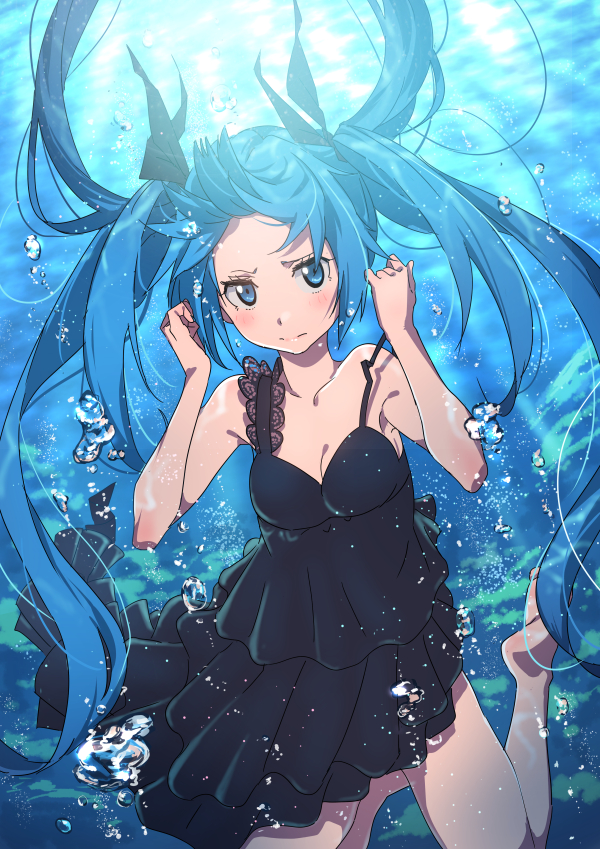 hatsune miku (vocaloid and 1 more) drawn by furuyama_itaru