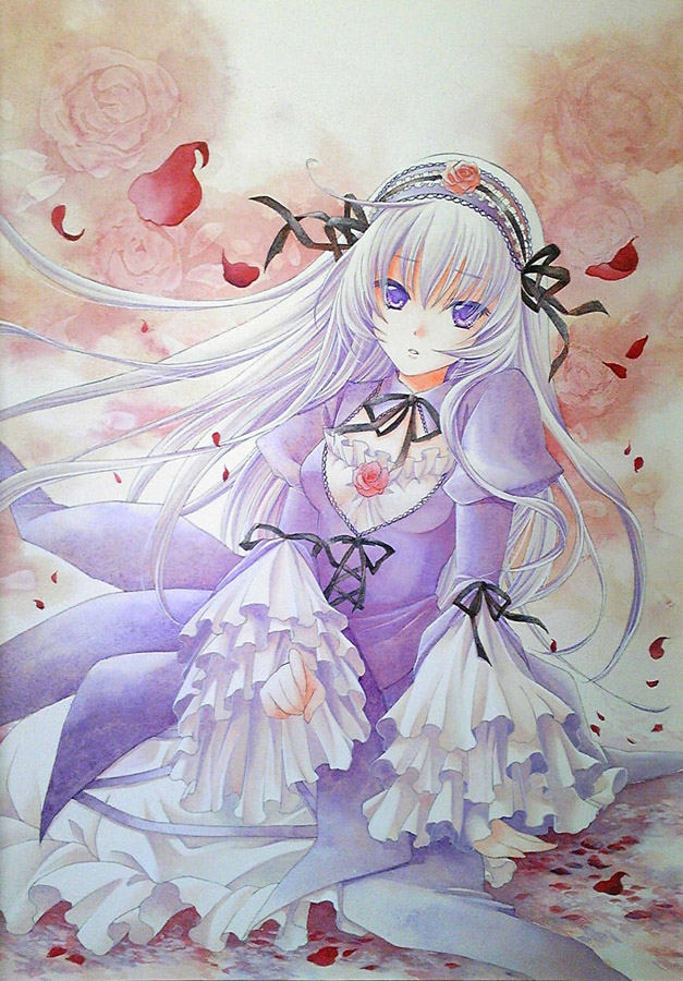 suigintou (rozen maiden) drawn by trimcolor