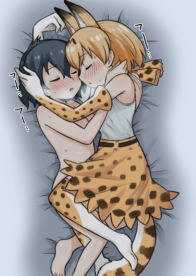 serval and kaban (kemono friends) drawn by meis_(terameisu)