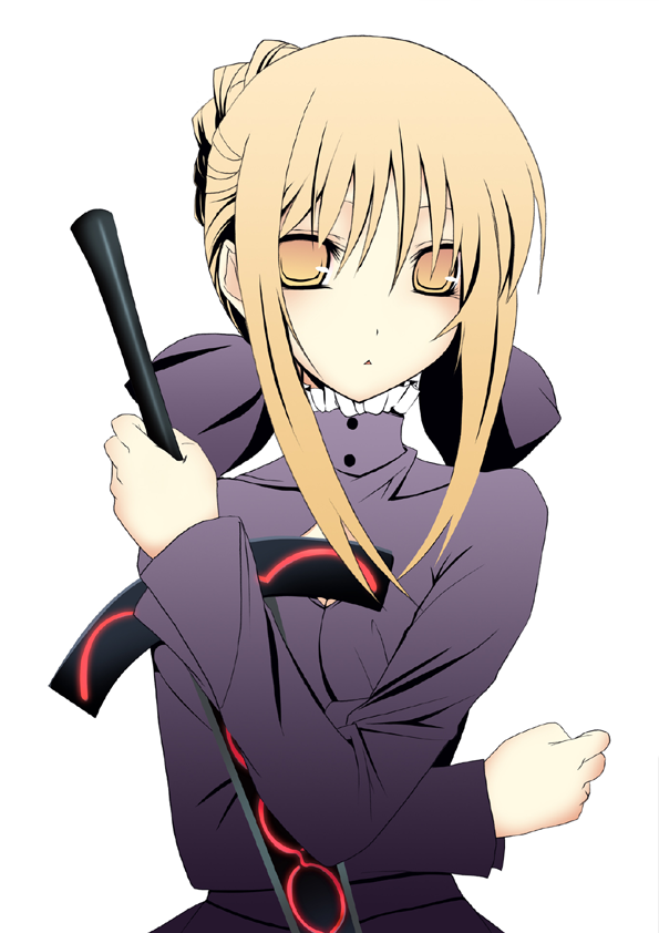 artoria pendragon and saber alter (fate and 1 more) drawn by souyoku and spiral_ladder