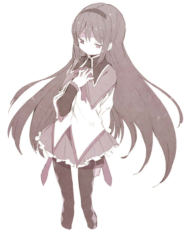 akemi homura (mahou shoujo madoka magica) drawn by abara_heiki
