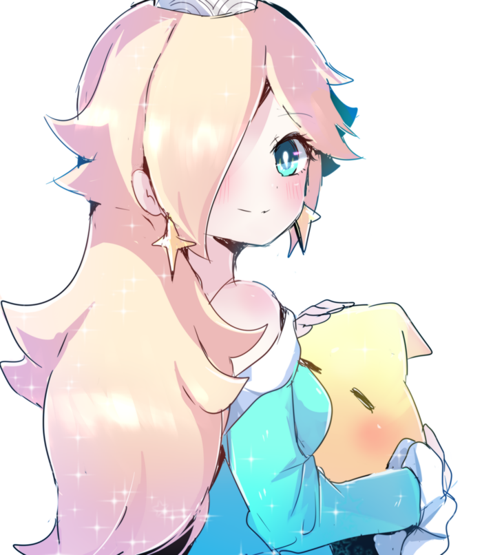 rosalina and luma (mario and 1 more) drawn by herunia_kokuoji