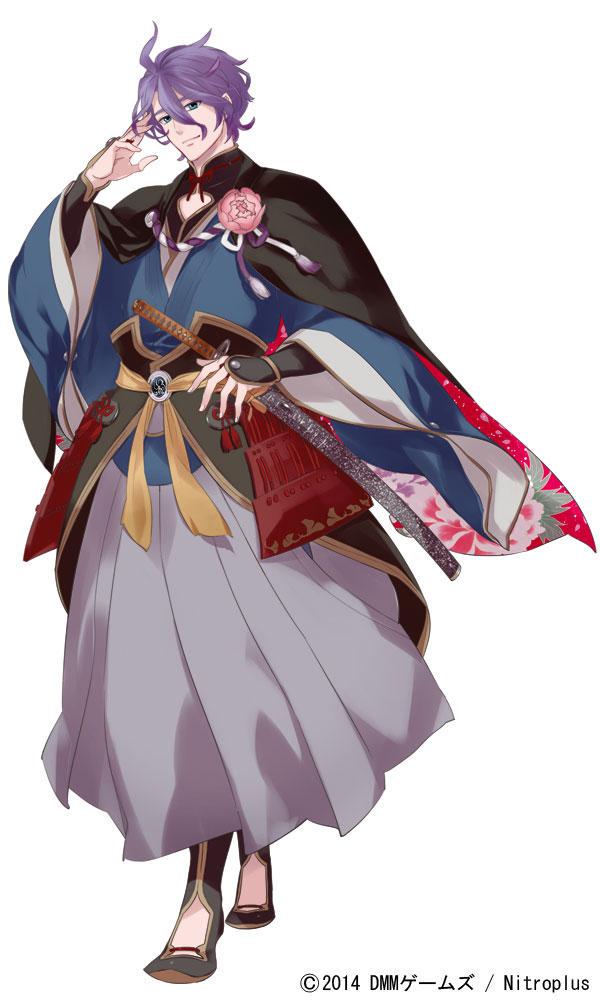 kasen kanesada (touken ranbu and 1 more) drawn by homerun_ken