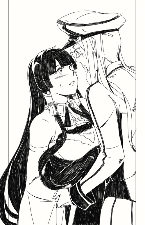 graf zeppelin and mizuho (kantai collection) drawn by weidashming