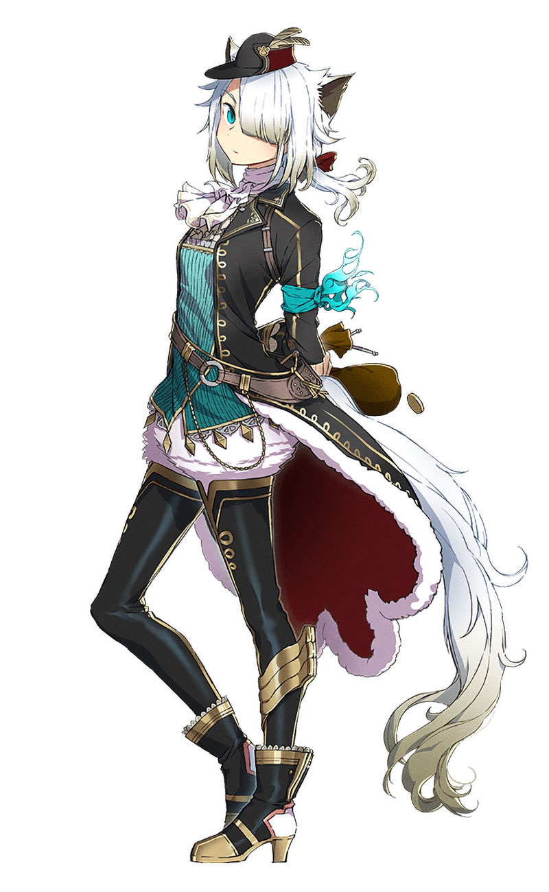 white cat (ys and 1 more) drawn by nakbe