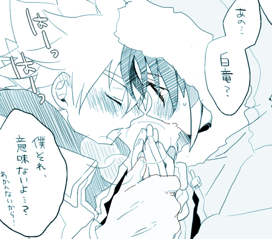 hakuryuu and shuu (inazuma eleven and 1 more) drawn by rococolove