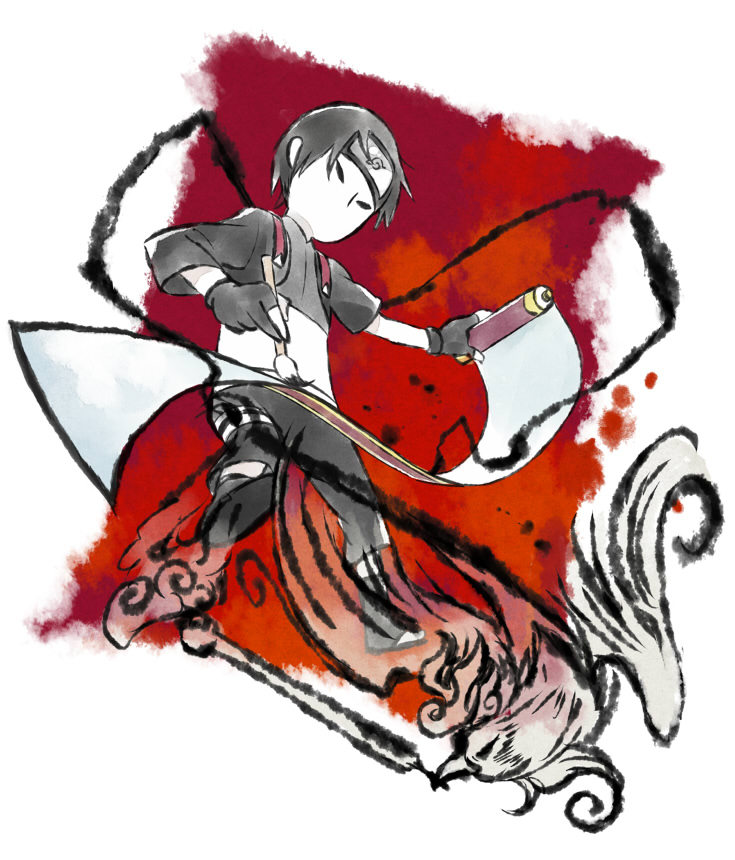 sai (naruto and 1 more) drawn by yukataro