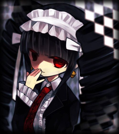 celestia ludenberg (danganronpa and 1 more) drawn by akebi_(kakororo)