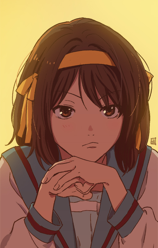 suzumiya haruhi (suzumiya haruhi no yuuutsu) drawn by a-ka