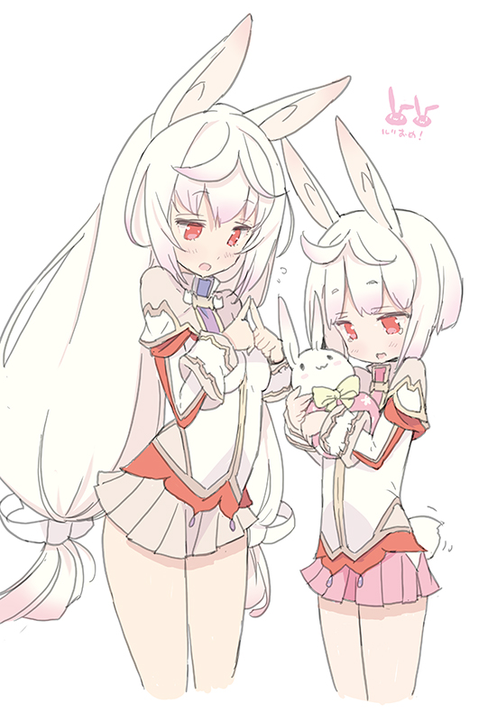kirara ookami and ruri ookami (pop-up story) drawn by blade_(galaxist)
