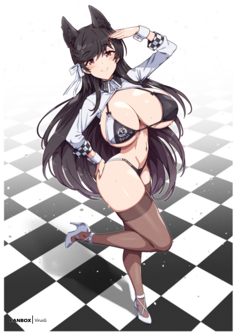 atago (azur lane) drawn by virus-g