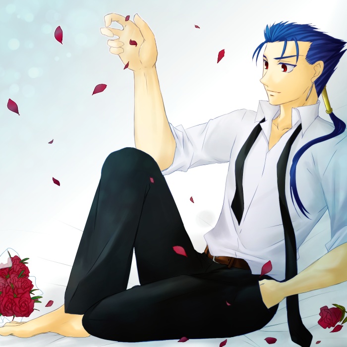 cu chulainn (fate and 1 more) drawn by akiha_(ominaeshi)