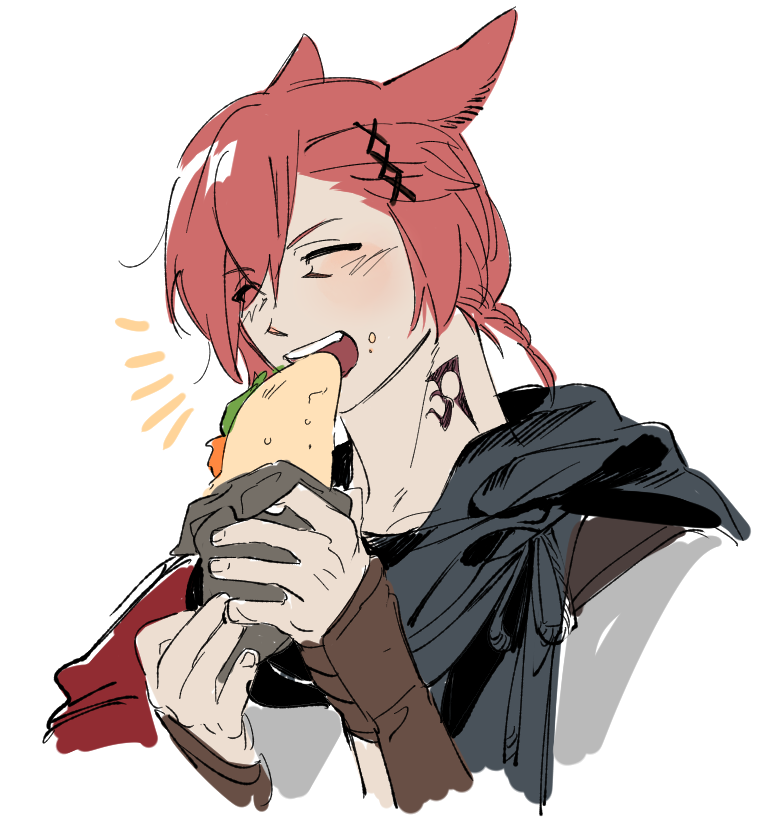 g'raha tia (final fantasy and 1 more) drawn by horu97