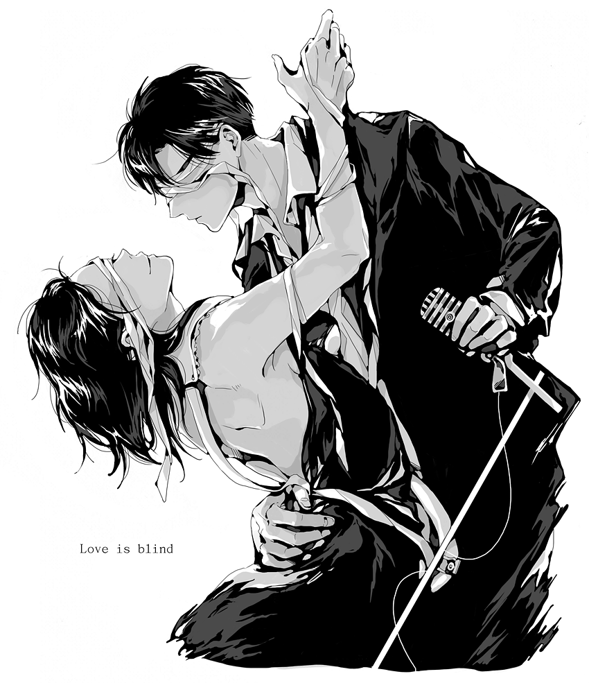 levi and hange zoe (shingeki no kyojin) drawn by sakita_(sct_a)