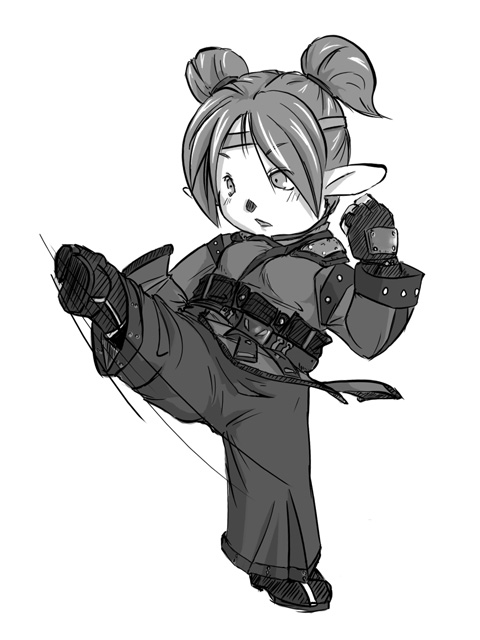 adventurer and monk (final fantasy and 1 more)