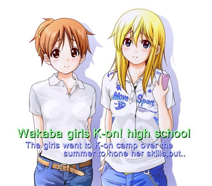 hirasawa ui and saitou sumire (k-on! and 1 more) drawn by sawanatsu_mikan
