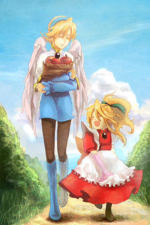 nina (breath of fire and 2 more) drawn by ochazukefinch