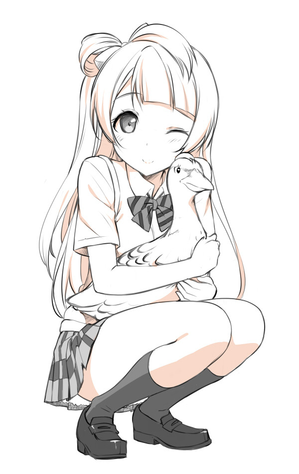 minami kotori (love live! and 1 more) drawn by takayaki