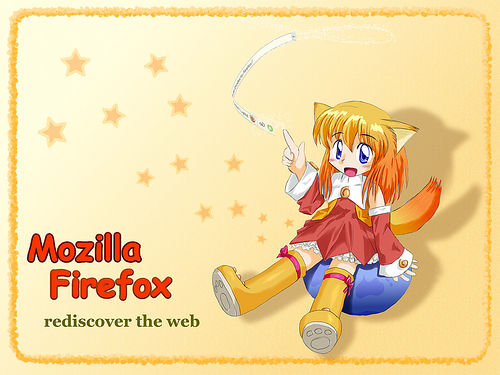 firefox-tan (os-tan and 1 more) drawn by rerofumi