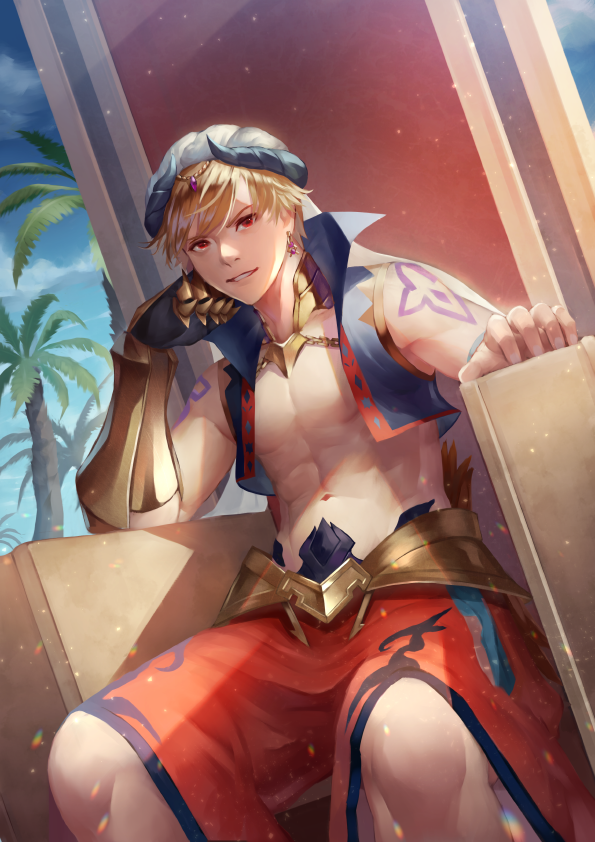 gilgamesh (fate and 1 more) drawn by shin716