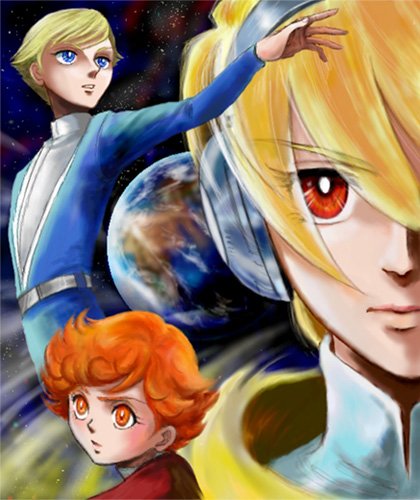 soldier blue, jomy marquis shin, and tony (toward the terra) drawn by kirie_(pixiv25868)