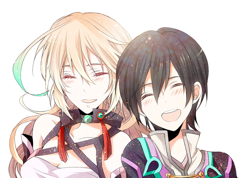 milla maxwell and jude mathis (tales of and 1 more) drawn by nagarete_toira