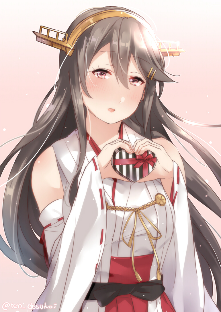 haruna and haruna kai ni (kantai collection) drawn by juurouta