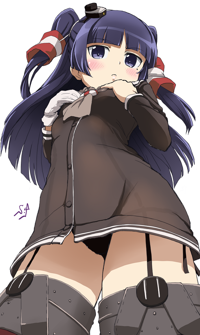 amatsukaze and gokou ruri (kantai collection and 1 more) drawn by shift_(waage)