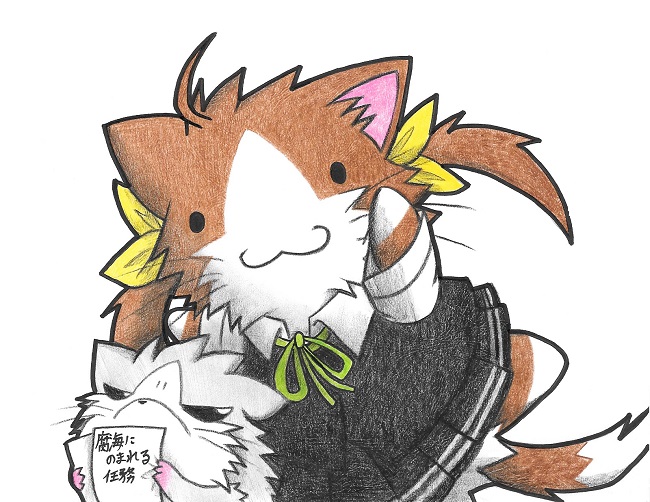 admiral, kagerou, and non-human admiral (kantai collection) drawn by neko_kyo