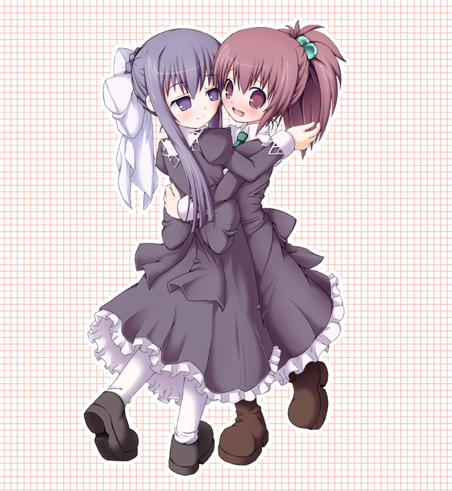 aoi nagisa and suzumi tamao (strawberry panic!) drawn by gotou_muma