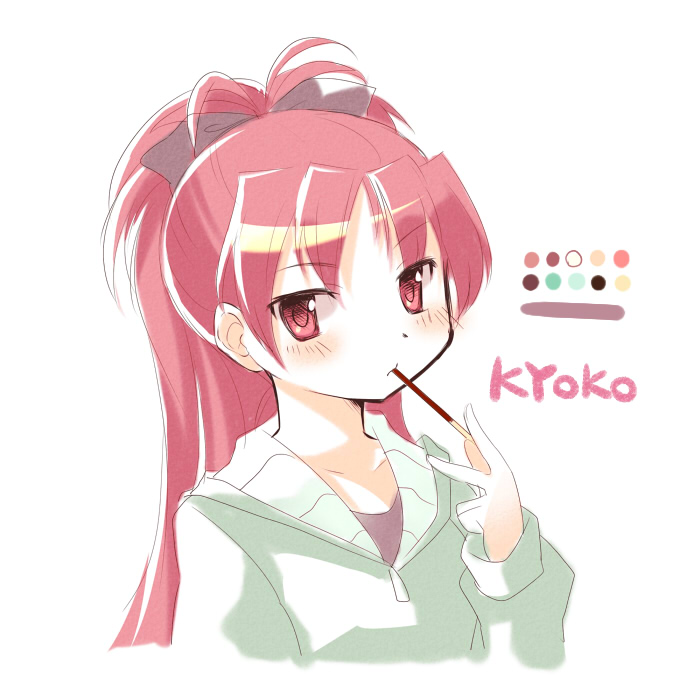 sakura kyoko (mahou shoujo madoka magica) drawn by tarabagani
