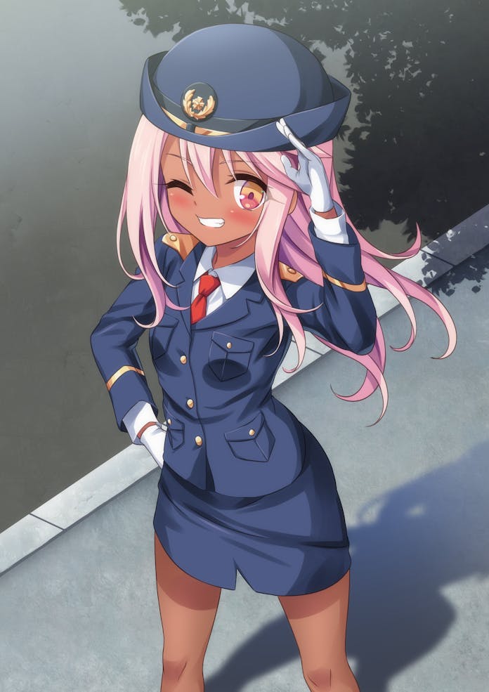 chloe von einzbern (fate and 1 more) drawn by morokoshi_(tekku)