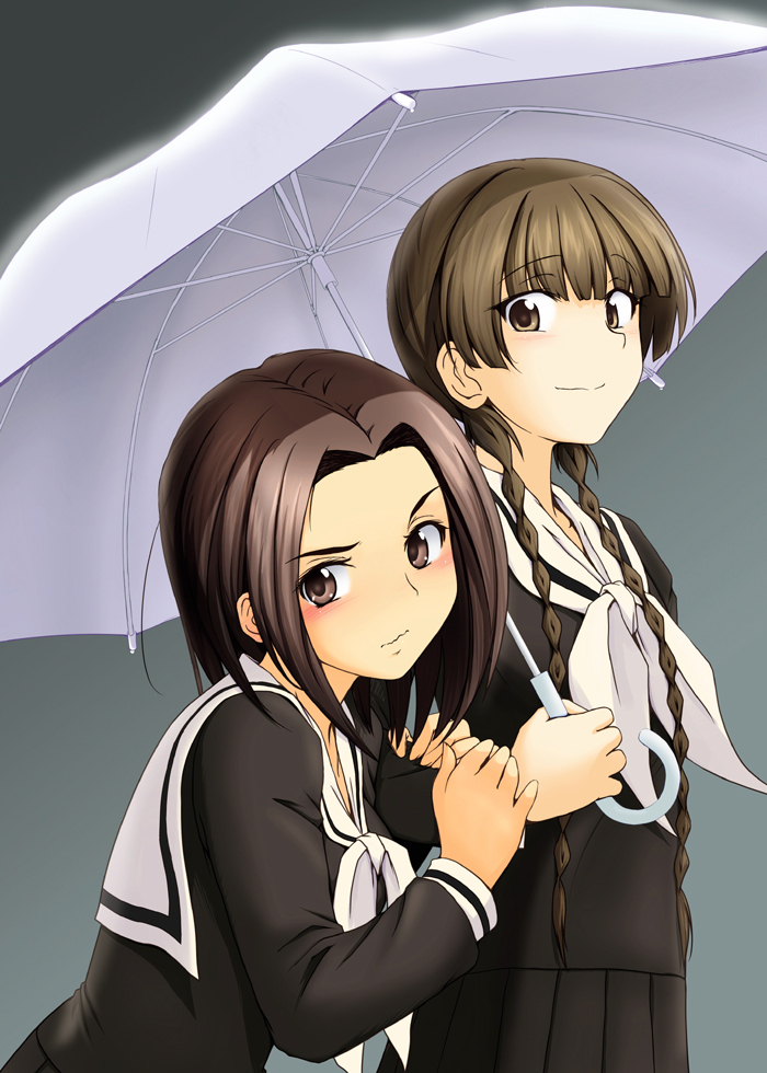 shimazu yoshino and arima nana (maria-sama ga miteru) drawn by sasaki_akira_(ugc)