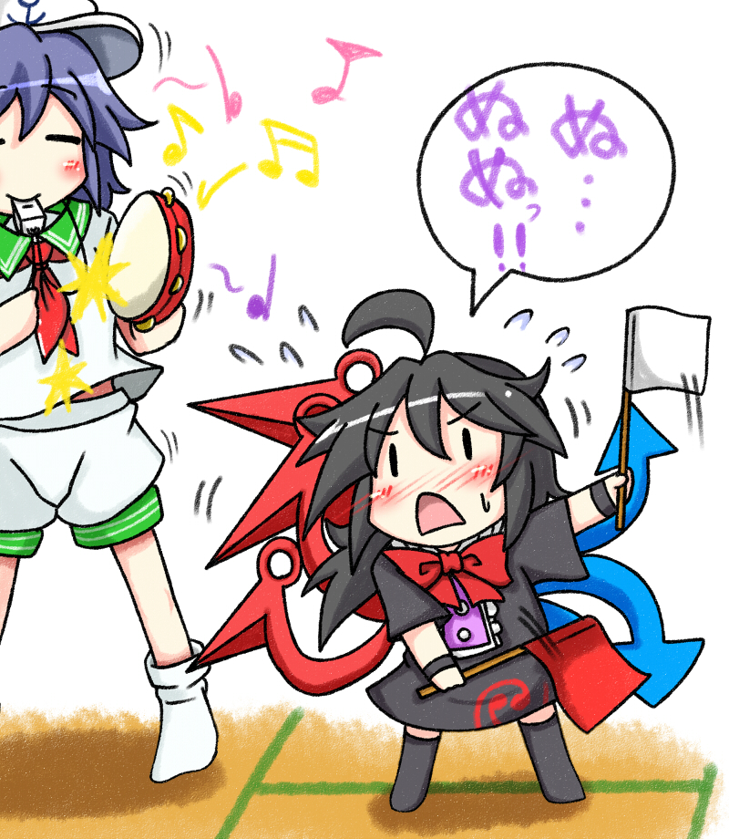 houjuu nue and murasa minamitsu (touhou) drawn by rindou_(p41neko)