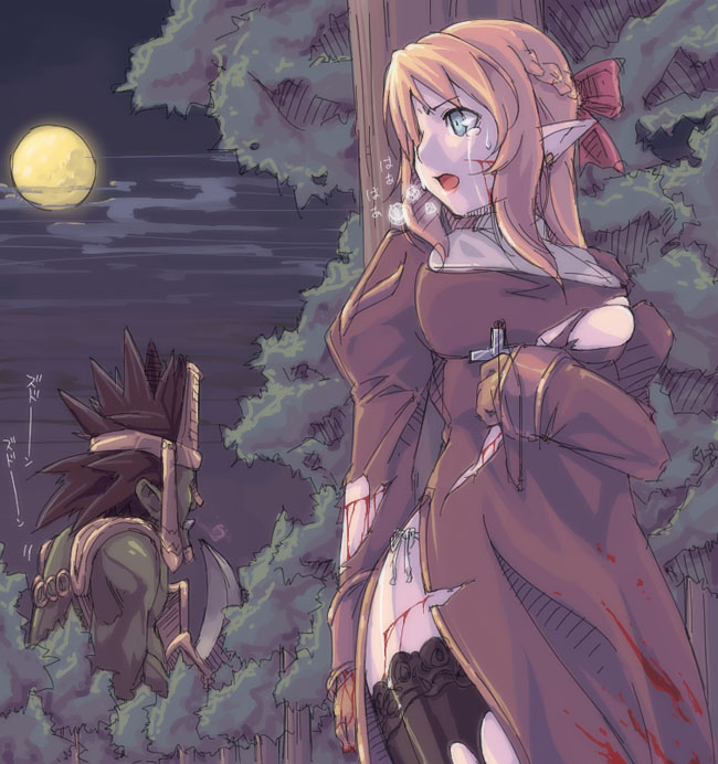 priest and orc hero (ragnarok online) drawn by kyo_(kuroichigo)