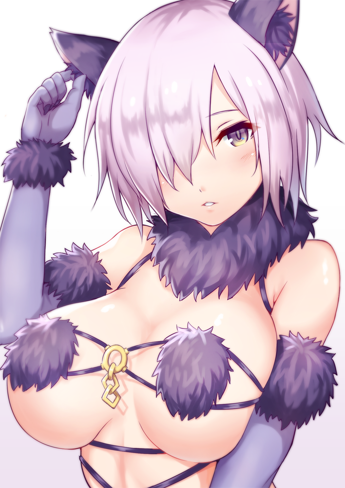 mash kyrielight (fate and 1 more) drawn by shishikai