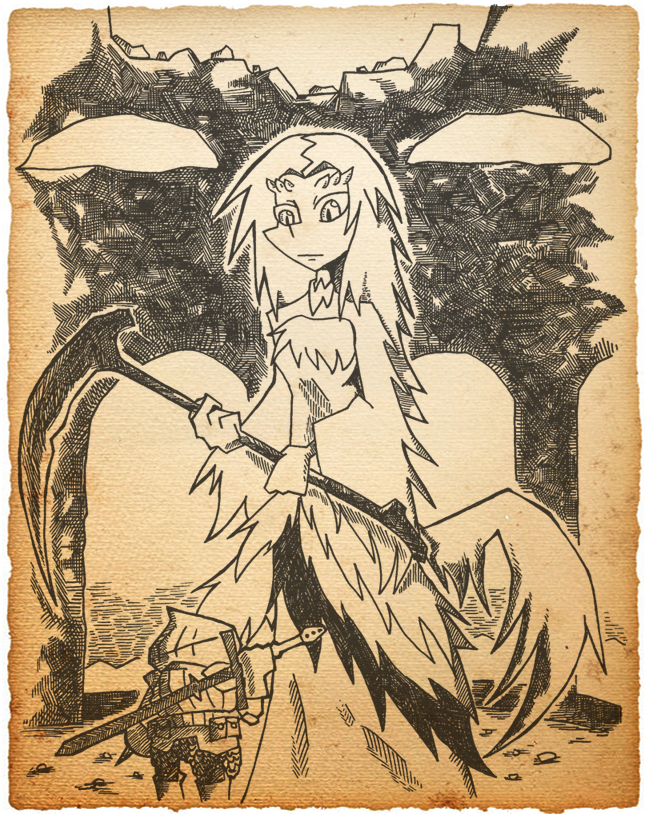 priscilla the crossbreed (dark souls and 1 more) drawn by setz