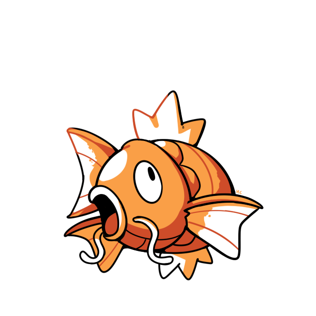 magikarp (pokemon and 1 more) drawn by rumwik