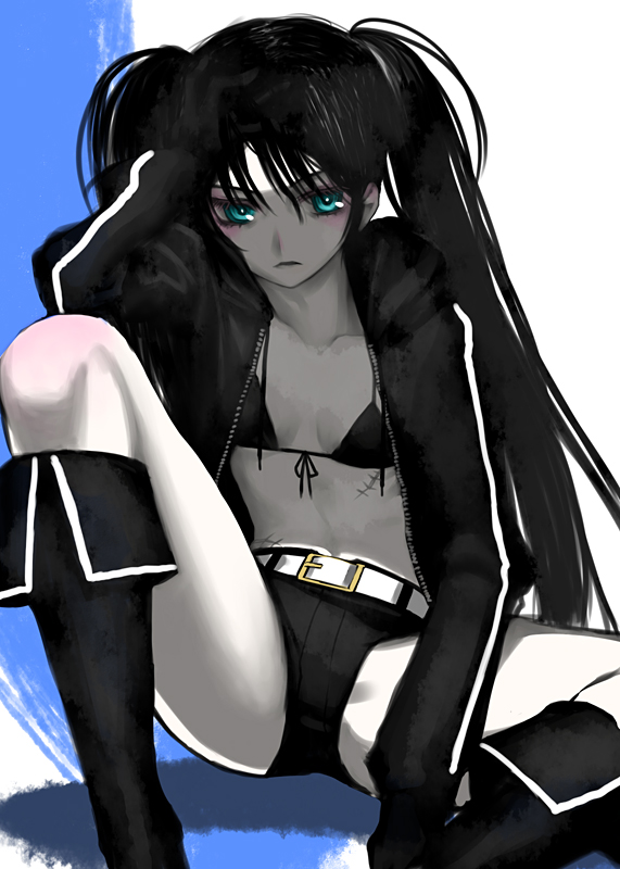 black rock shooter (black rock shooter) drawn by sakamoto_mineji
