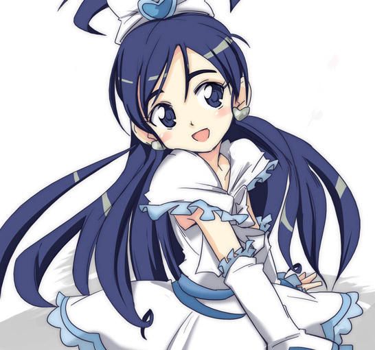 yukishiro honoka and cure white (precure and 1 more) drawn by ixy