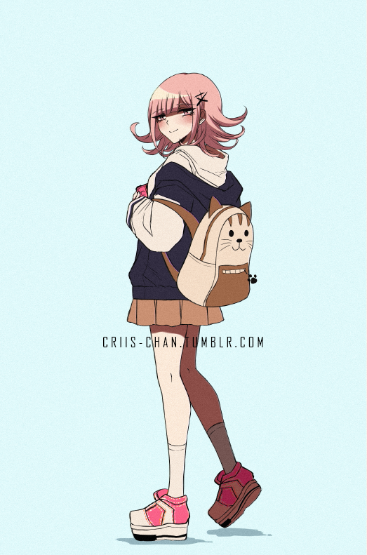 nanami chiaki (danganronpa and 1 more) drawn by criis-chan