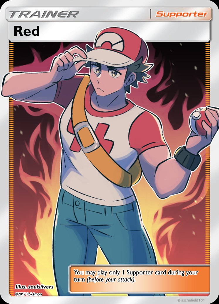red (pokemon and 2 more) drawn by aliisa