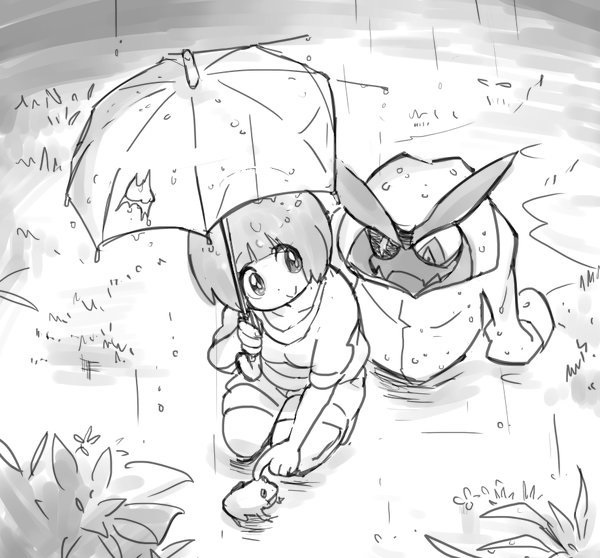 senketsu and mankanshoku mako (kill la kill) drawn by gyosone