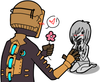 isaac clarke and witch (left 4 dead and 2 more)